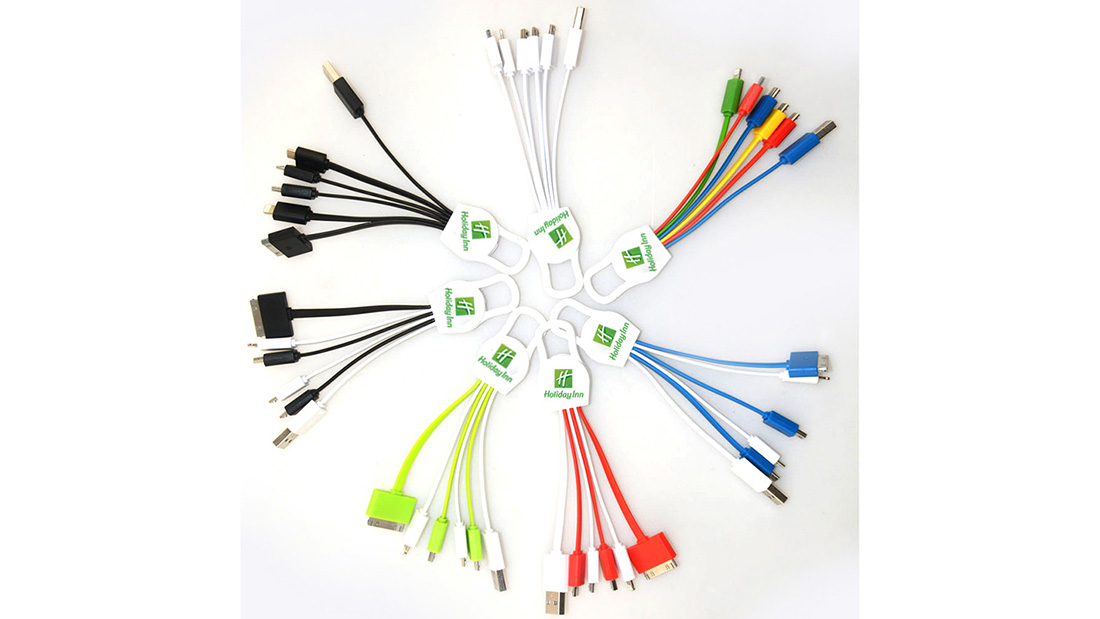holiday inn express logo usb cable gifts for new small business owners
