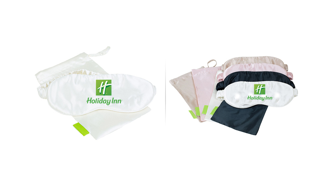 hotel holiday inn eyes mask promotional gifts with logo