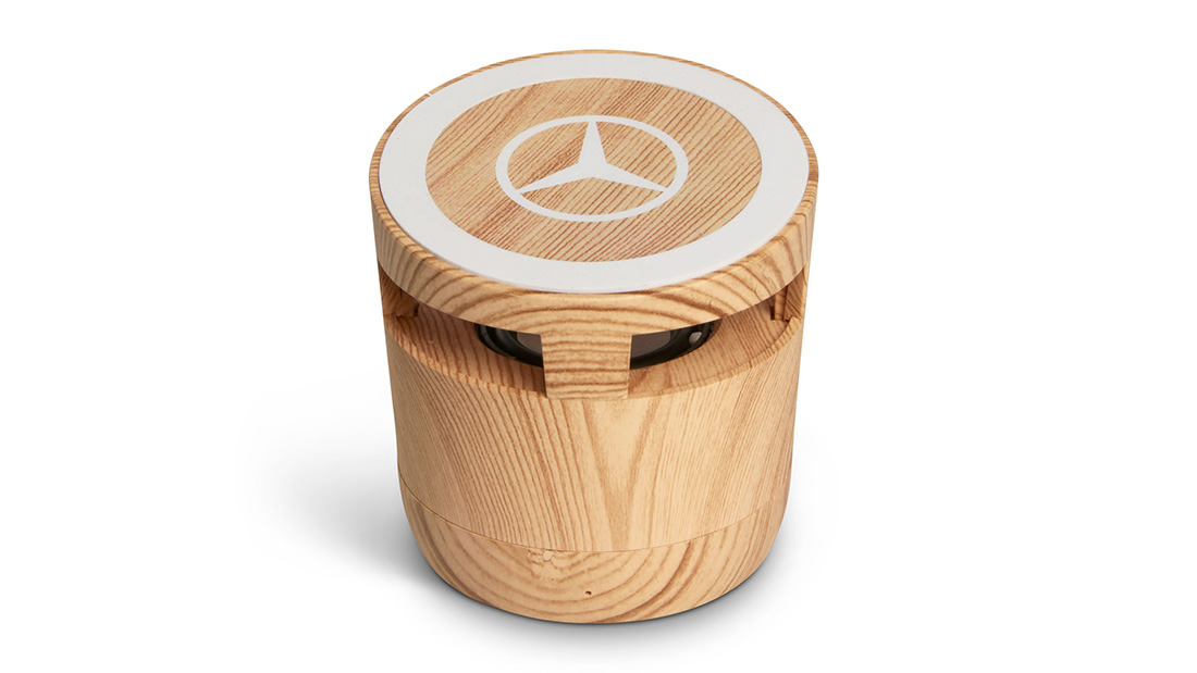 benz logo bluetooth speaker and wireless charger unique corporate gifts