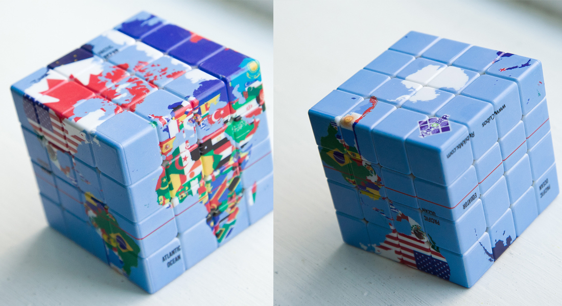 custom your picture into 4 by 4 rubiks cube