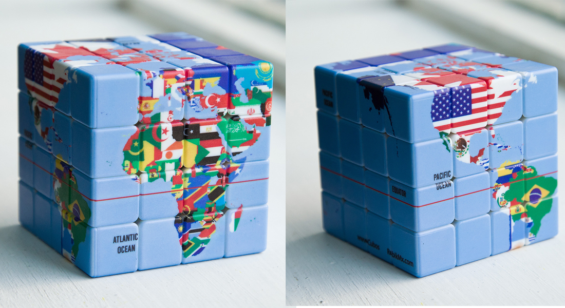 customized your picture into 4 by 4 rubiks cube