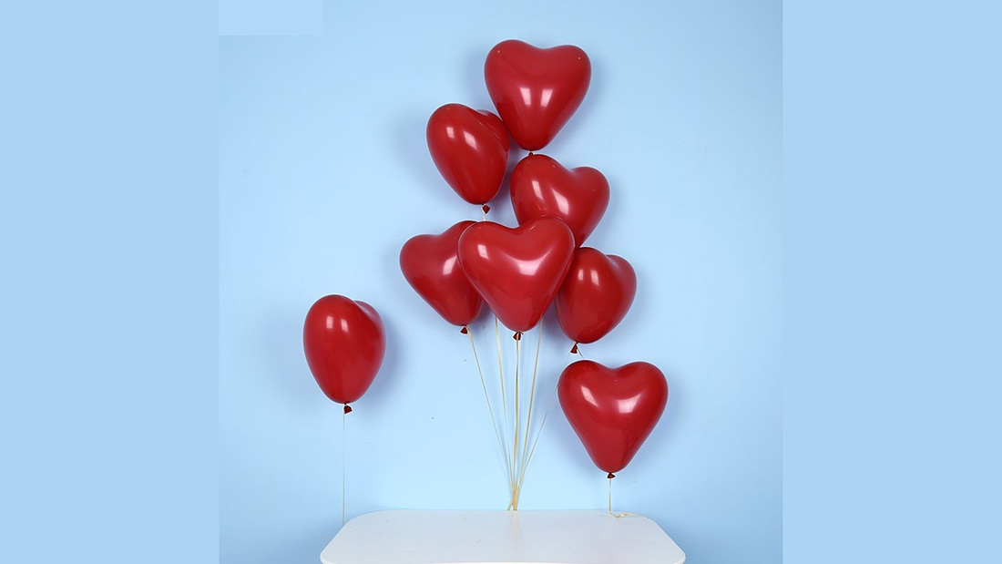 corazón promocional personalizado dónde comprar globos de papel de corazón para proveedores de fiestas
