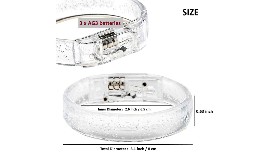 promotional gifts wholesale custom unique lighting bracelets for women