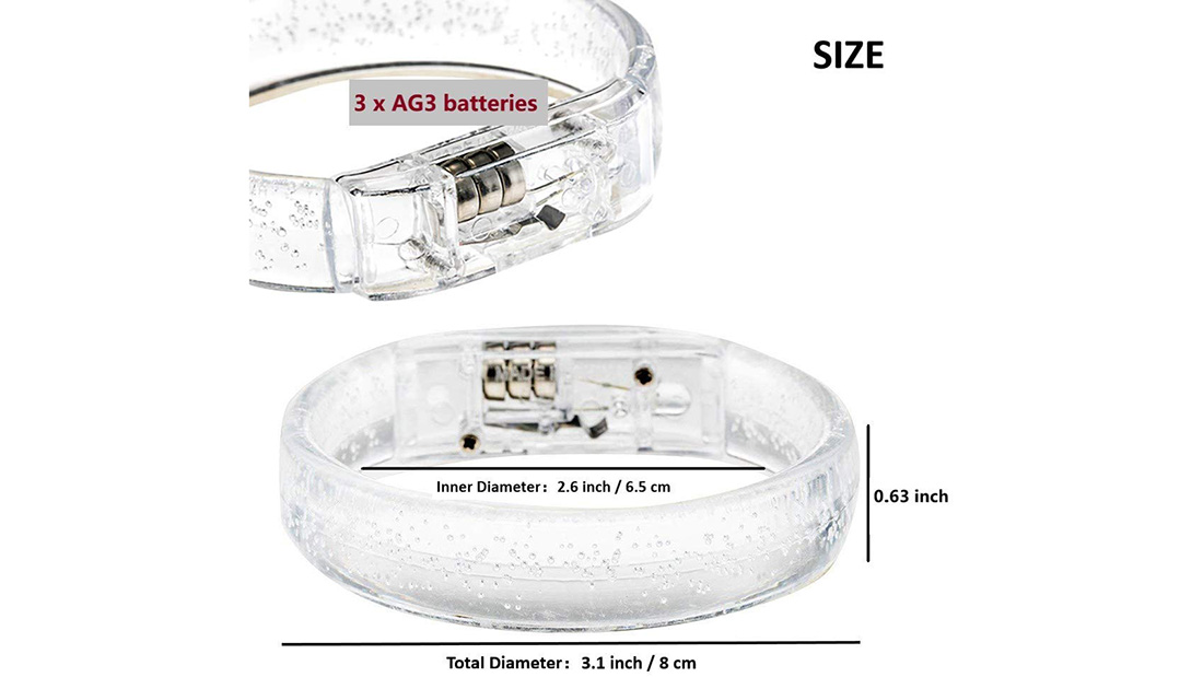 promotional gifts wholesale custom unique lighting bracelets for women