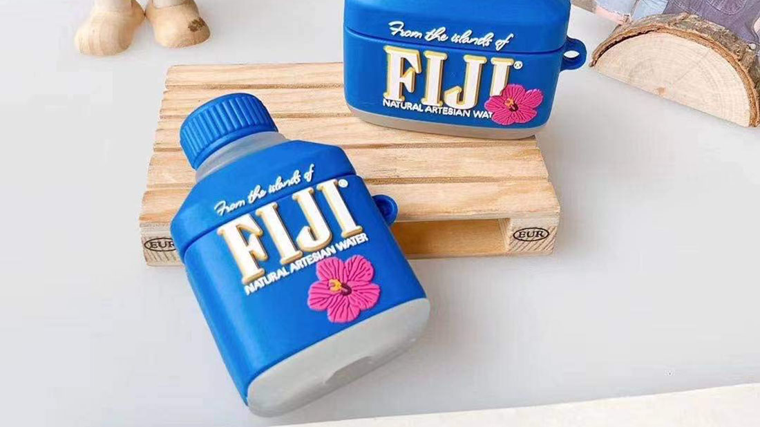 Fiji Water cheap airpod cases marketing items to give away
