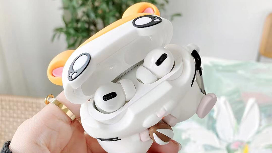 cute hamtaro custom airpod case personalised items for him