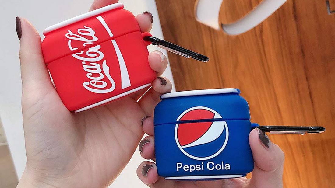 pepsi cola Coca Cola personalised airpod case personalised promotional gifts