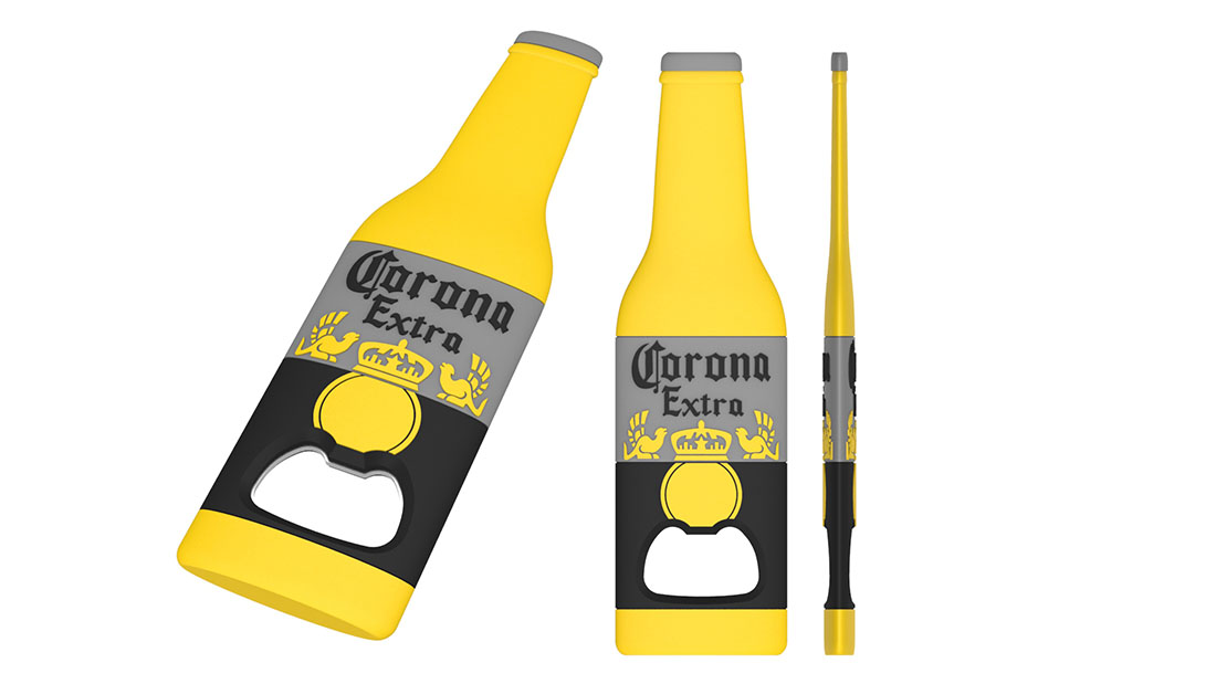 creative personalised beer opener by pvc gifts manufacturer
