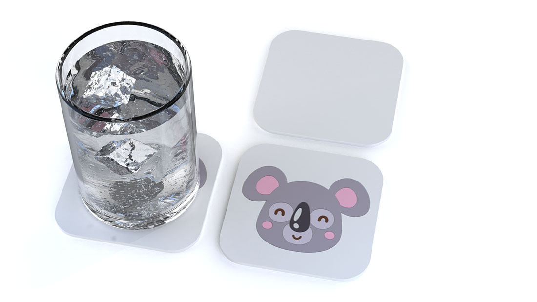 promo pvc gifts design your own coasters price under $5