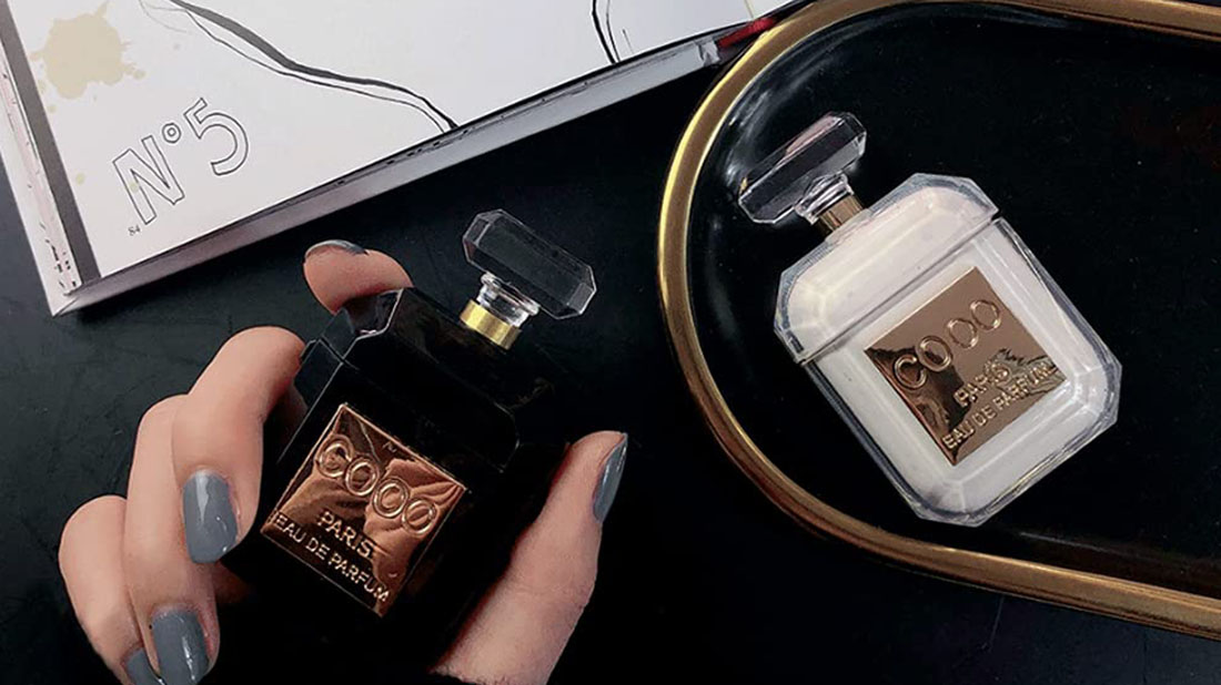 apple silicone case coco chanel perfume popular Wireless Earphone Case