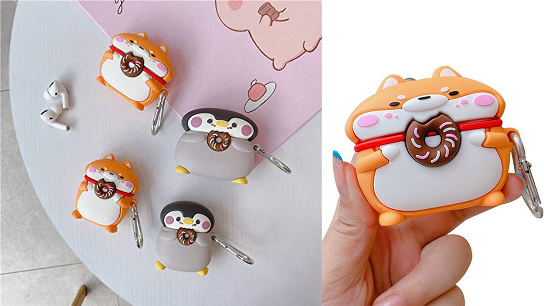 cartoon simba Inu rubber airpod covers good giveaway items