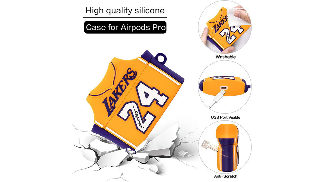 giveaway gift ideas airpods pro charging case made of premium grade soft PVC material