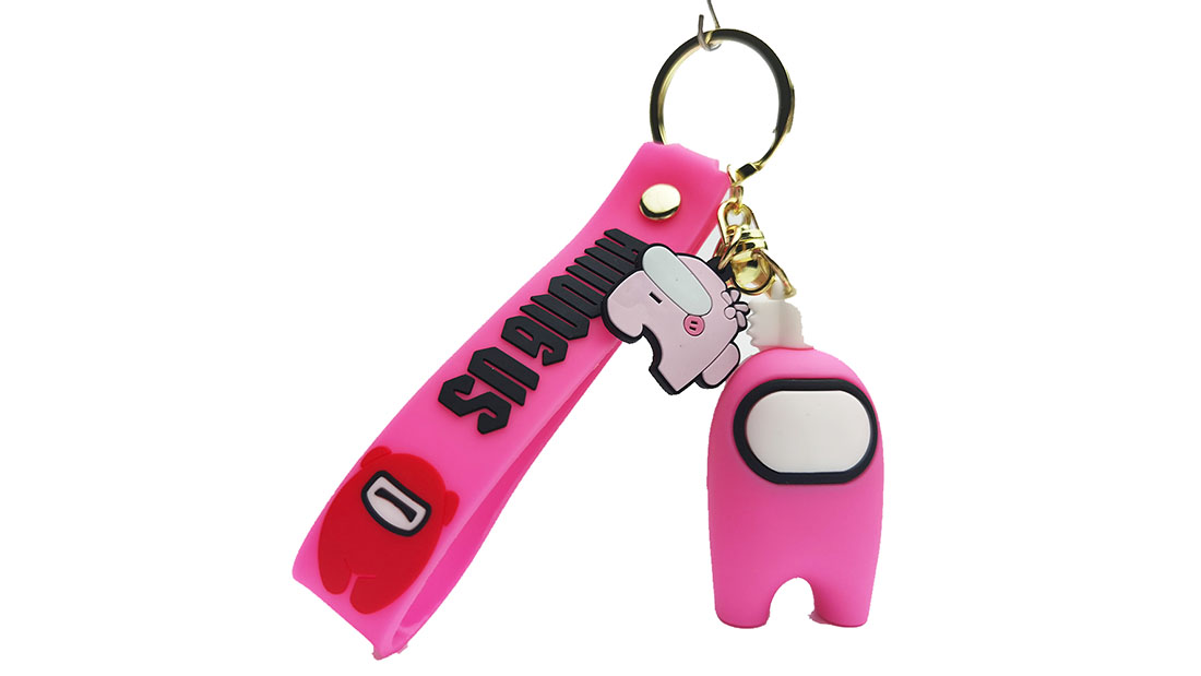 3D PVC keychain among us game gifts by china manufacturer