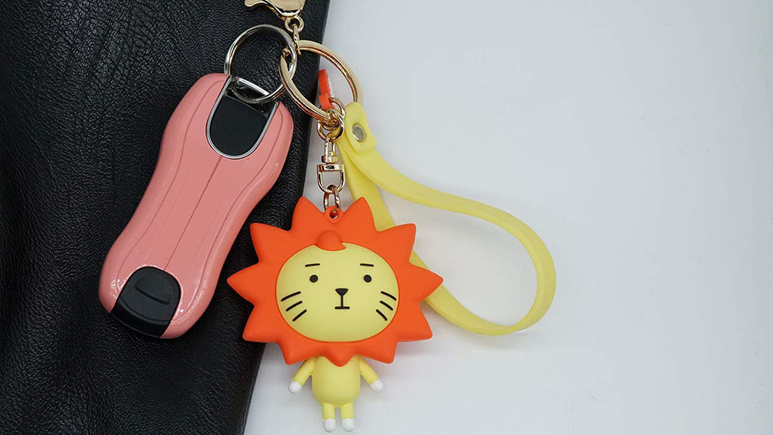 personality cartoon lion bag pendant key ring rubber best items for giveaways