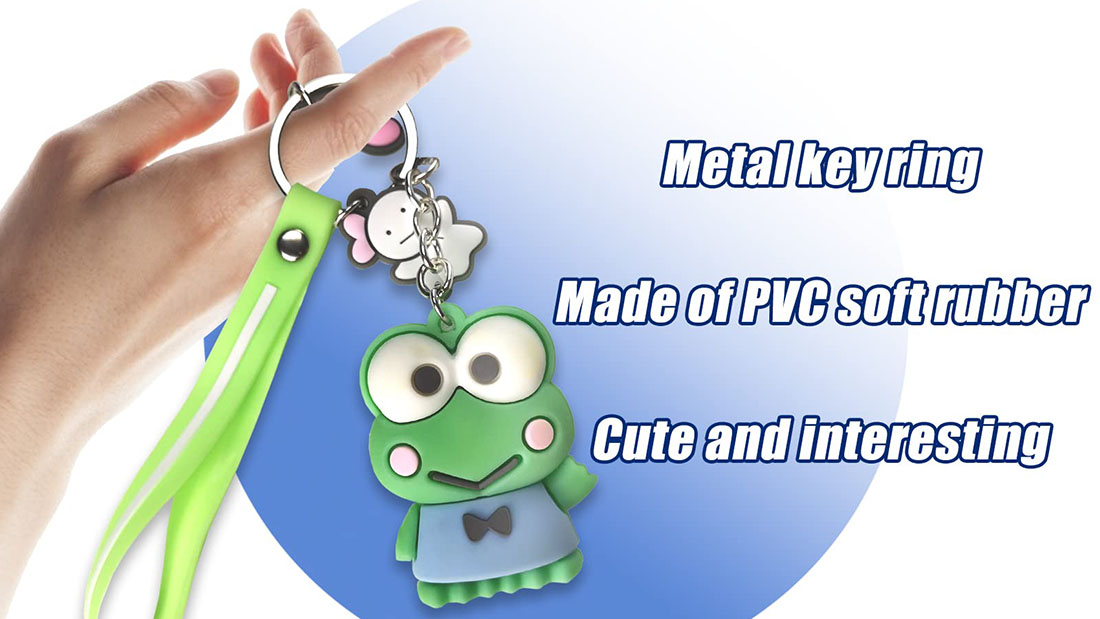 soft bunny keychain cartoon cute frog promotional gift items