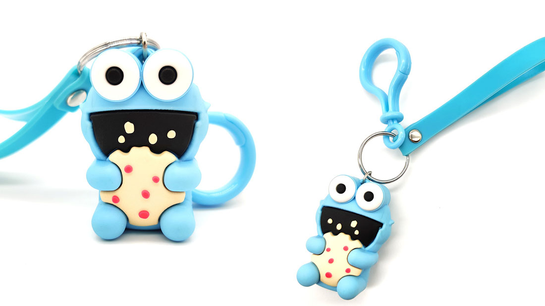 unusual pvc rubber keychain promotional Christmas gifts for boyfriends