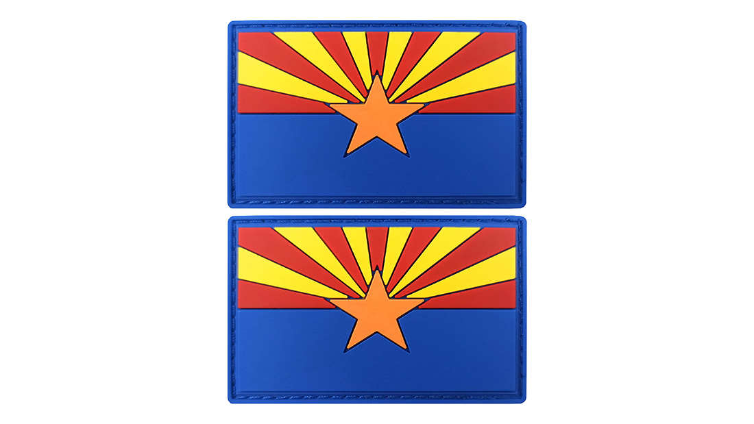 USA state flag Arizona pvc velcro patches custom wholesale giftware suppliers