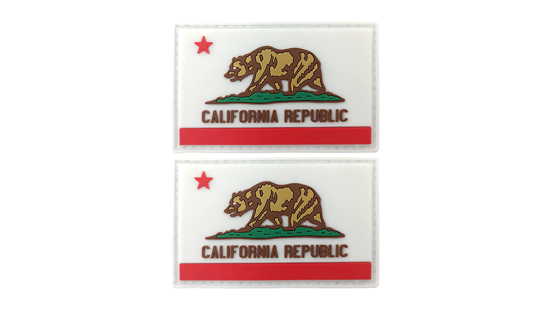 USA state flag Carolina custom pvc patches no minimum order giftware online