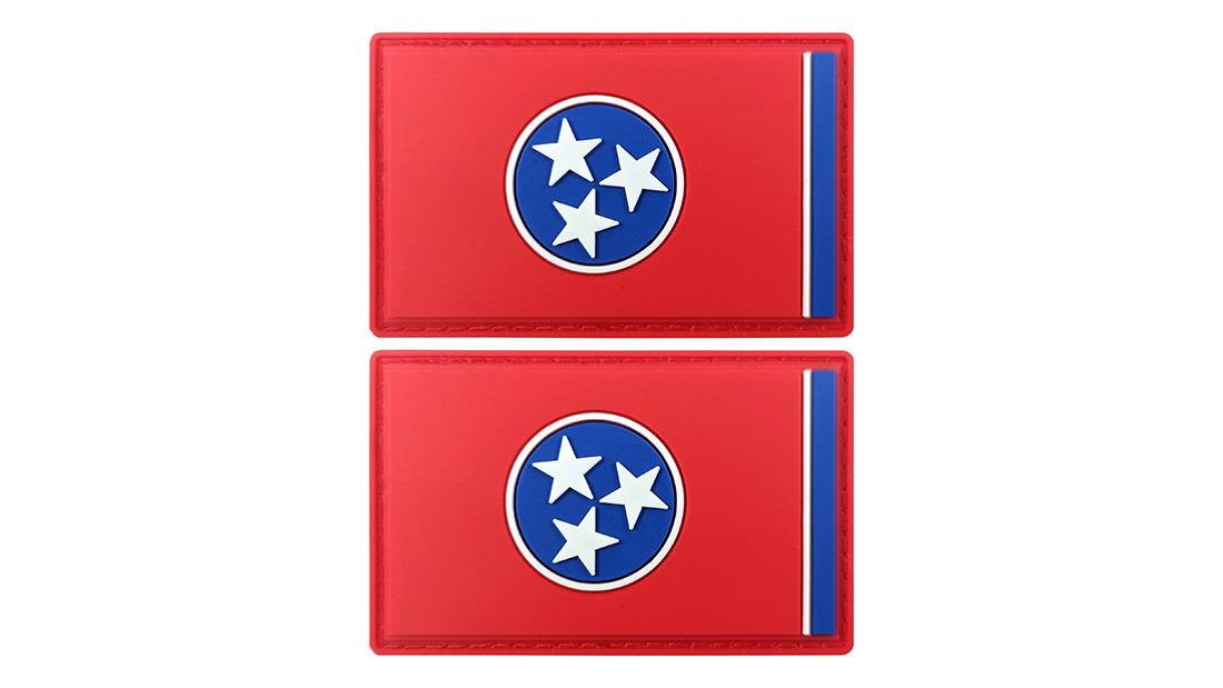 USA state flag Tennessee custom pvc patches made in usa wholesale gift items suppliers