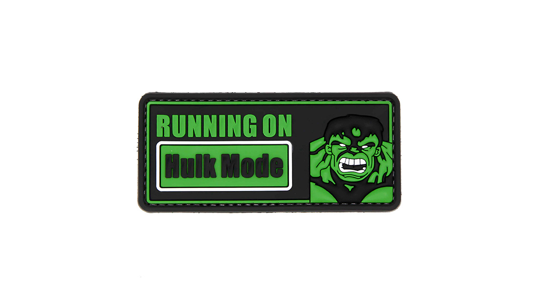 avengers green hulk patch personalizzate pvc personalised promotional items