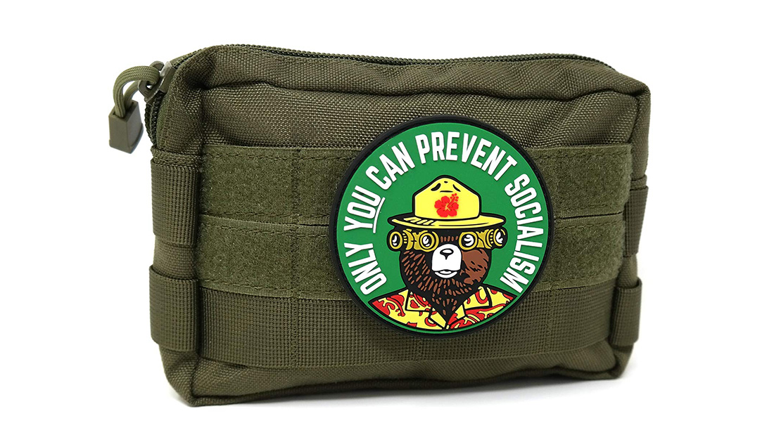 fashion style bear rubber velcro patches for travel bags wholesale gift companies