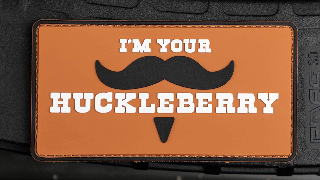 i am your huckleberry custom pvc velcro patches bright ideas gift shop