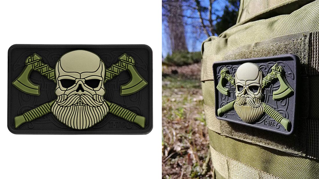 skull tactical custom velcro patch maker for mans bag giftware deals