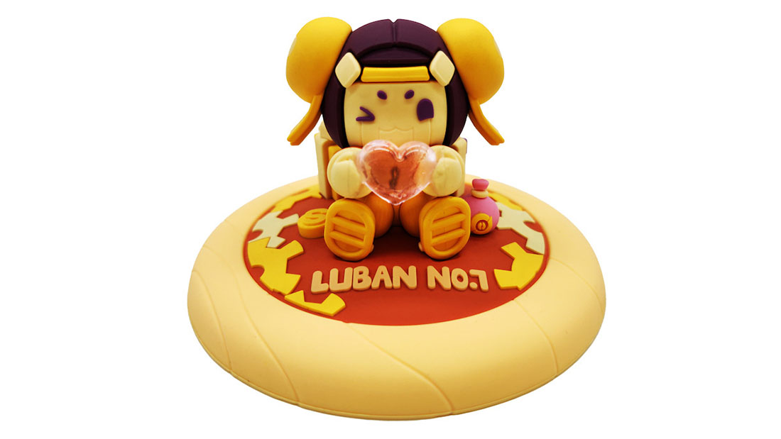 King Glory Game PVC cute desk ornaments LuBan No.7 Collection Model Children Gift