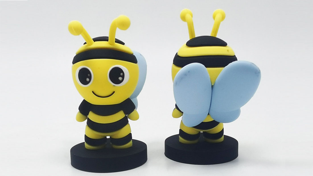 most popular promotional gifts honey bee pvc toy for baby