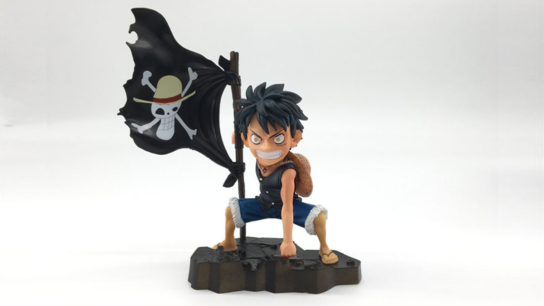 rubber figure One Piece Luffy big bulk promotional gifts Anime Collection models