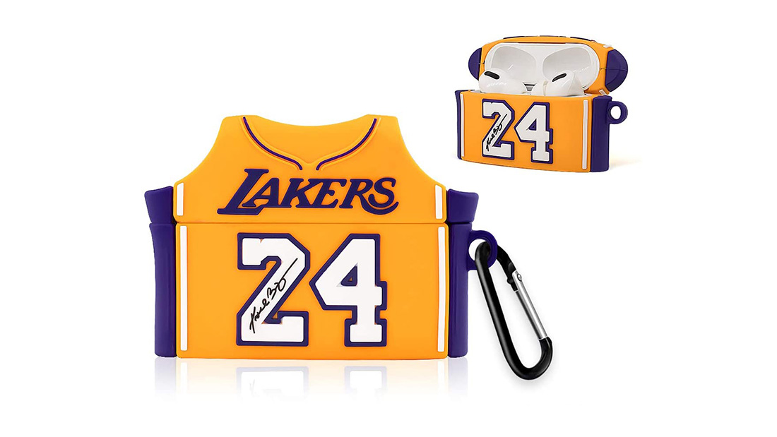 universal personalized promotional products NBA laker silicone airpods pro case cover