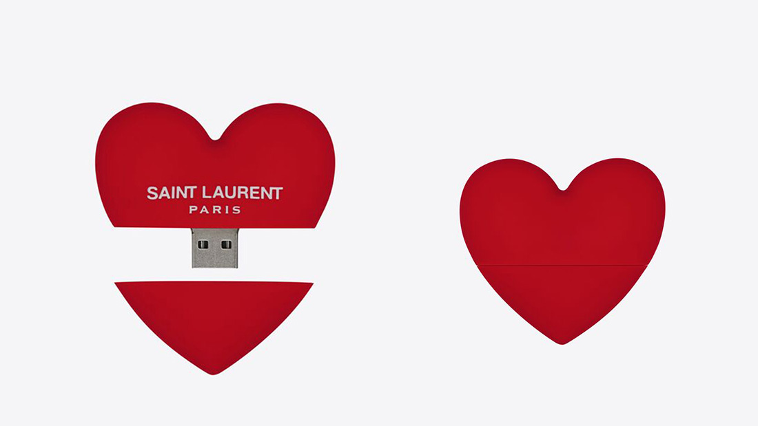 ysl saint laurent USB flash drive small business thank you gifts