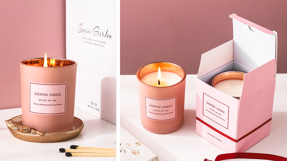 Artículos promocionales de la mejor calidad con candelabro con logo Set de regalo de San Valentín