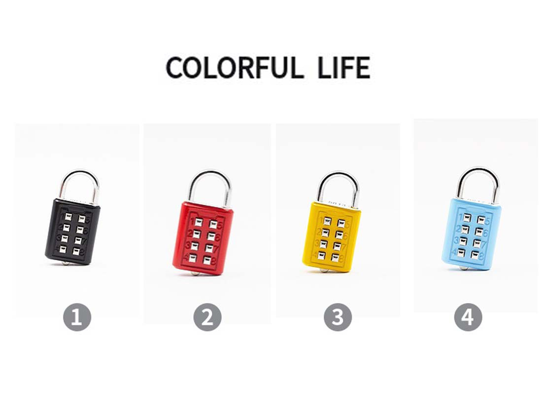 hot mini password locker suitcase padlocks for suitcase luggage bags