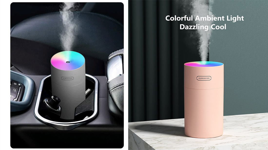 produits promotionnels imprimés petit humidificateur personnalisé pour bureau