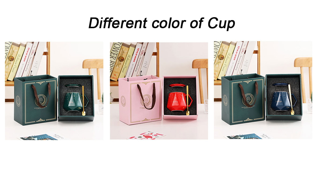 regalos de marketing corporativo proveedores de tazas de café de cerámica rosadas modernas