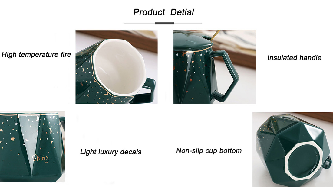 regalos corporativos de botín proveedor de tazas de café de cerámica único creativo