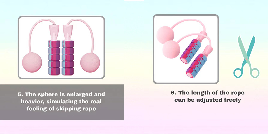スポーツをするためのカスタムプロモーションアイテムコードレス縄跳びロープトレーニング