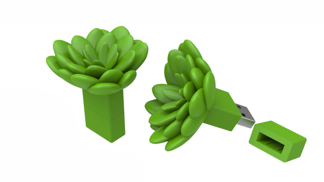 corporate gifts and promotional items cartoon plant pen drive custom wholesaler