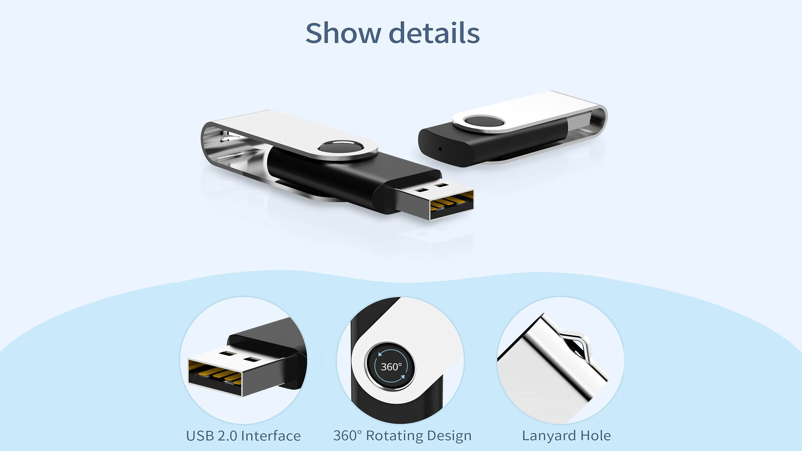 custom promotional products near me 128gb cool flash drives China supplier