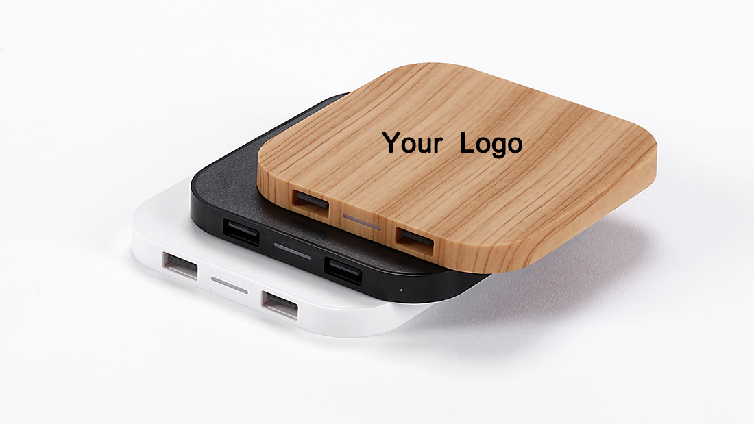 corporate gifts manufactures wireless charging stand wooden material