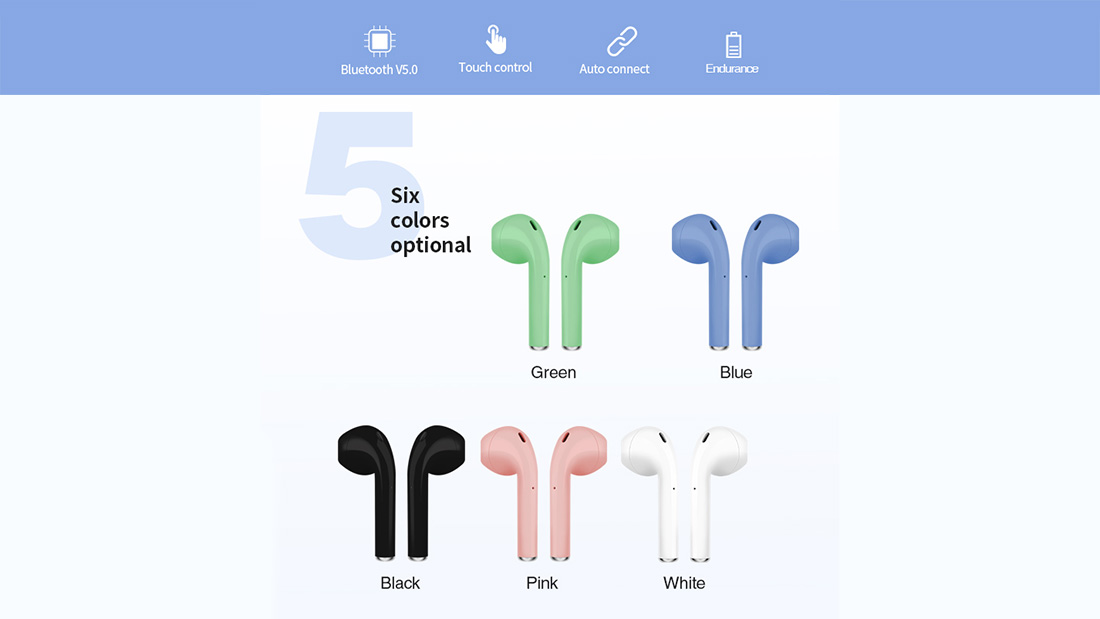 regali logo nessun minimo miglior fornitore di auricolari bluetooth wireless negli Stati Uniti