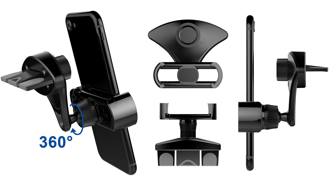 low price plastic giveaway gifts cell phone car mount supplier