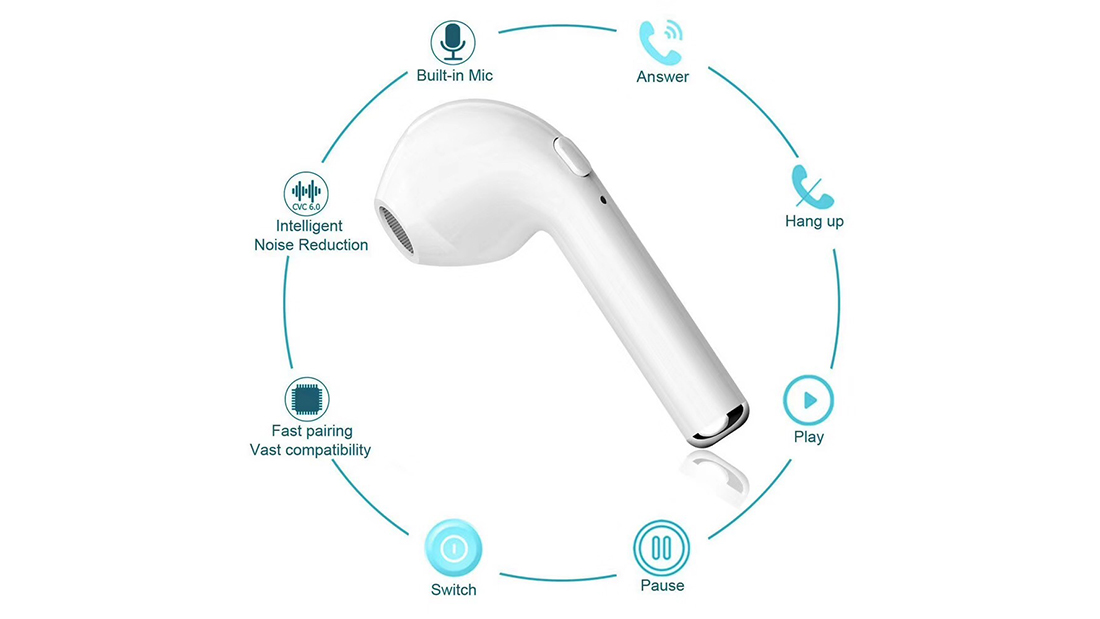 promo items with logo bluetooth earphones under 100 supplier in USA