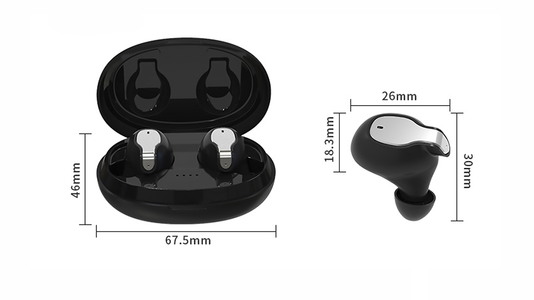 アメリカのロゴワイヤレスBluetoothイヤフォンサプライヤーのプロモーションアイテム