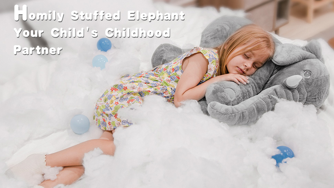 Custom Brand Logo elephant stuffed animal promotional gift items gift supplier