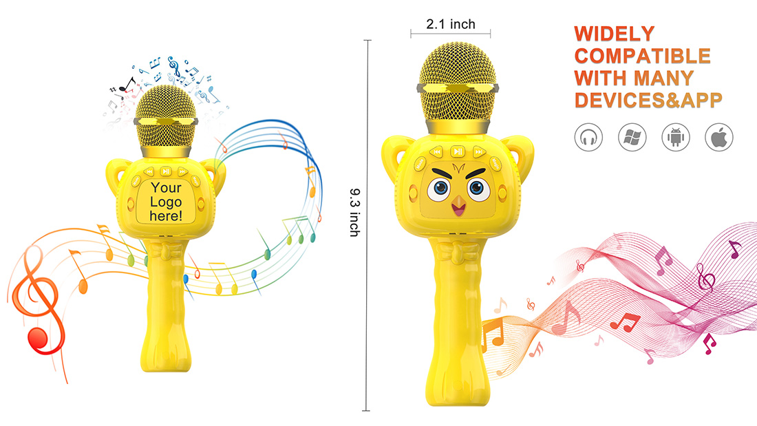 Factory Direct low price personalized microphone imprinted you logo by gift supplier