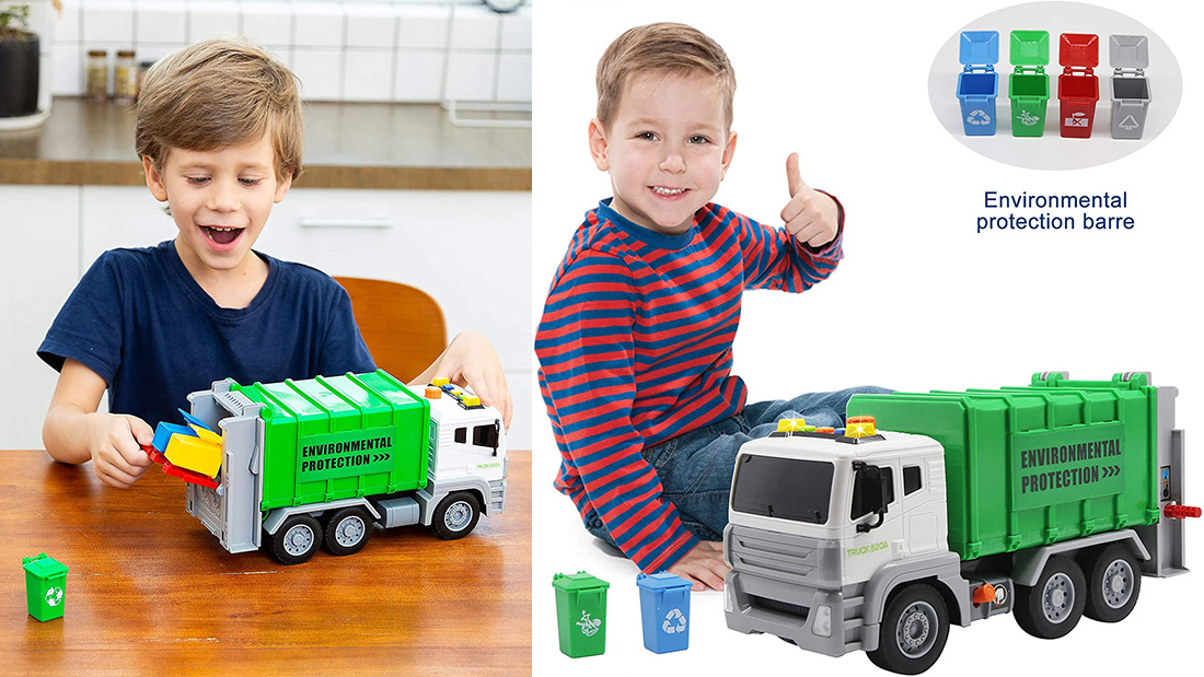 Factory Direct personalized garbage truck toy for kids company promotional gifts