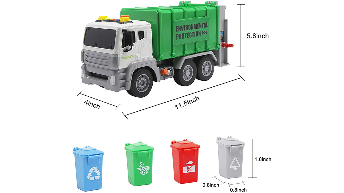 Factory Direct personalized recycle truck for kids company promotional gifts