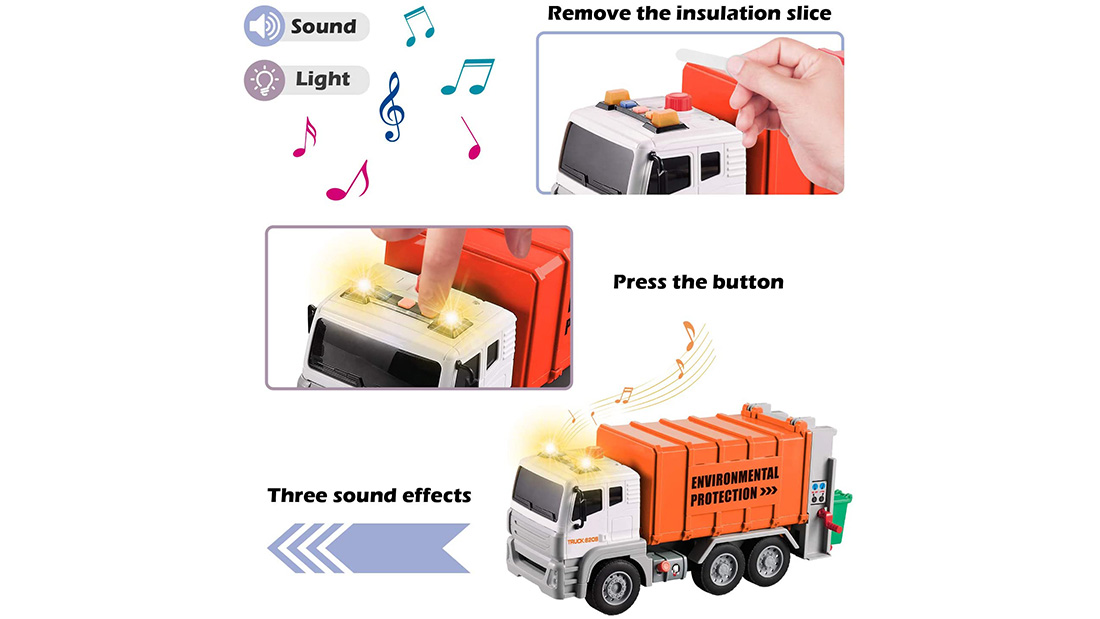 Factory Direct promotional gift waste management garbage truck at low price
